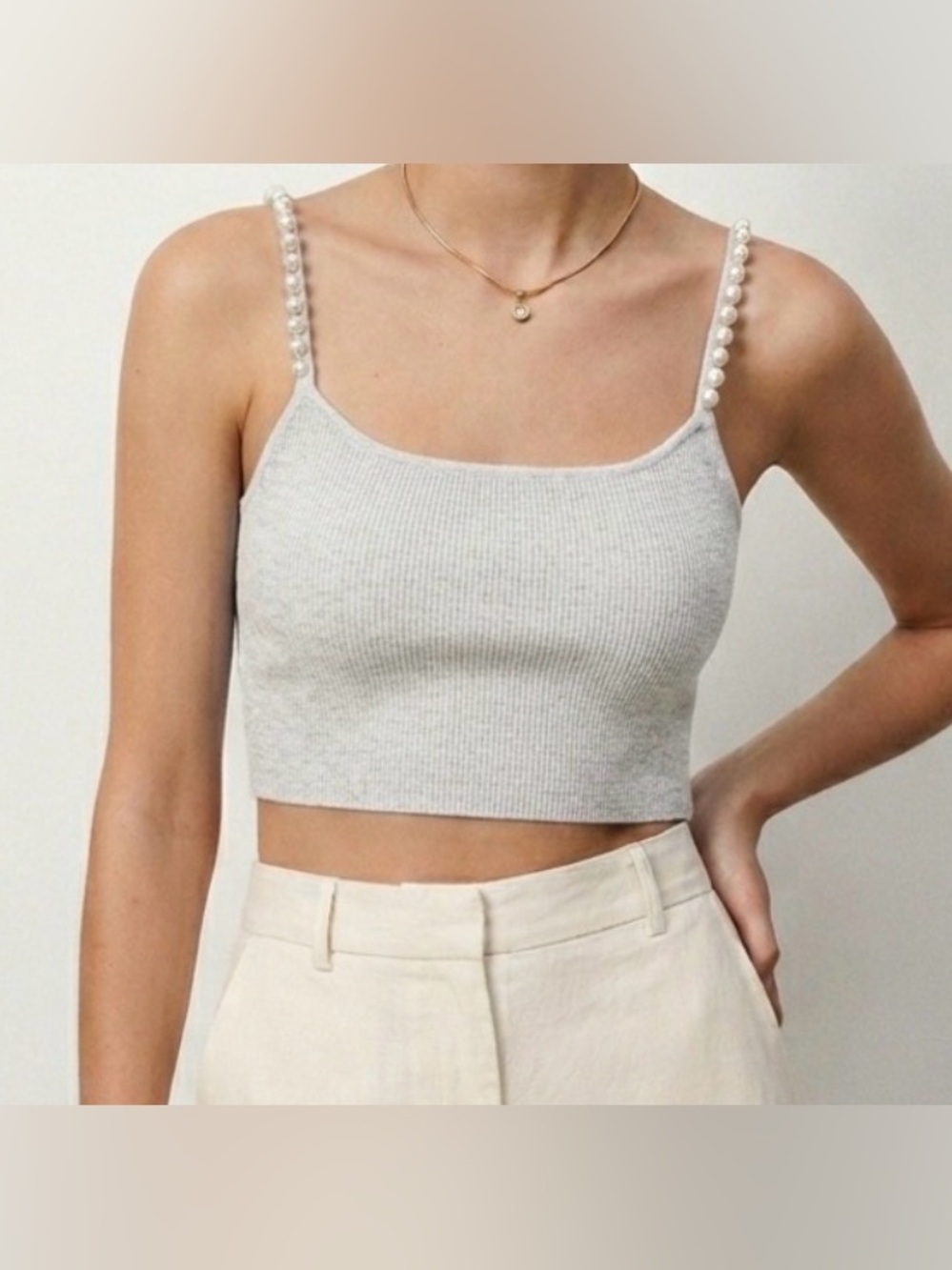 INC top with Studded Straps